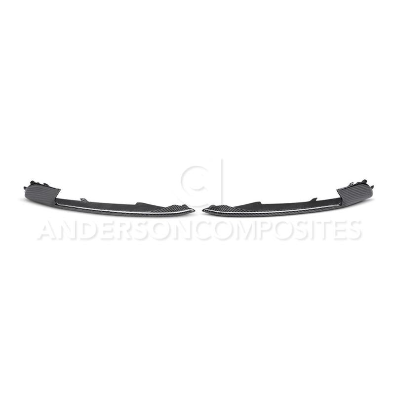 Anderson Composites 15-20 Ford Mustang GT350/GT350R Carbon Fiber Turn Signal Bezels - Burkken Auto Parts