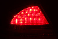 ANZO 2000-2005 Mercedes Benz S Class W220 LED Taillights Red/Clear - Burkken Auto Parts