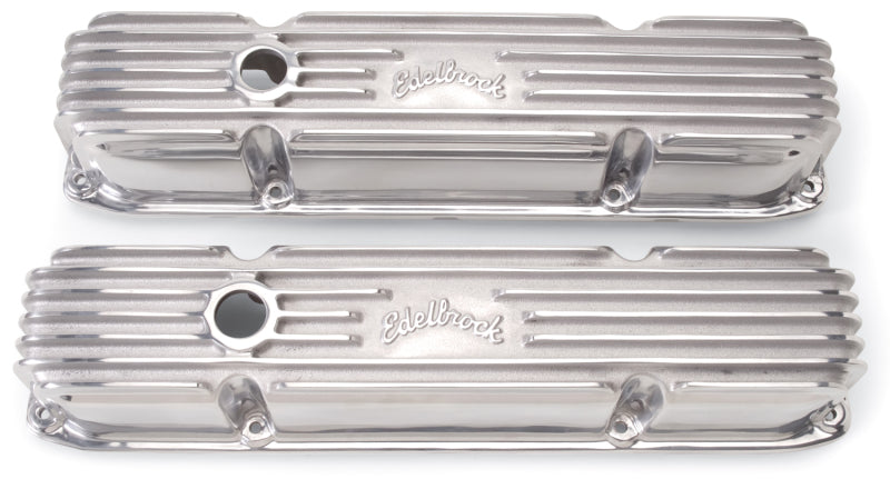 Edelbrock Valve Cover Classic Series Chrysler 383/440 CI V8 Polshed - Burkken Auto Parts