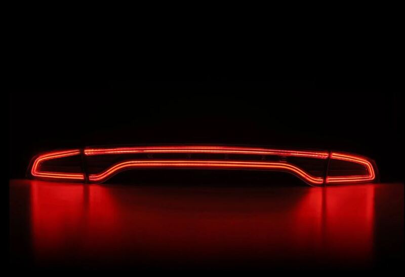 AlphaRex 15-23 Dodge Charger Nova-Series LED Tail Lights - Smoke - Burkken Auto Parts