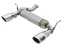 aFe Rebel Series 2.5in 409 SS Axle-Back Exhaust w/Polished Tips 07+ Jeep Wrangler (JK) V6 3.6L/3.8L - Burkken Auto Parts