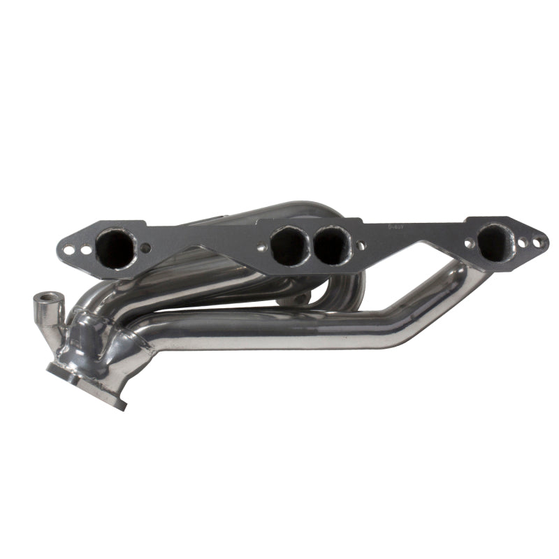 BBK 96-98 GM Truck SUV 5.0 5.7 Shorty Tuned Length Exhaust Headers - 1-5/8 Silver Ceramic - Burkken Auto Parts