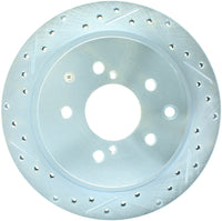 StopTech 89-96 Nissan 300ZX Select Sport Slotted & Drilled Right Rear Brake Rotor - Burkken Auto Parts