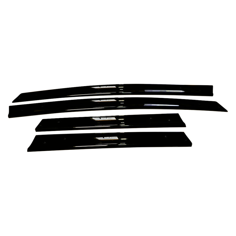 BLOX Racing 06-11 Fit / Jazz Door Sun Visors OEM Style Smoked Acrylic 4pcs - Burkken Auto Parts