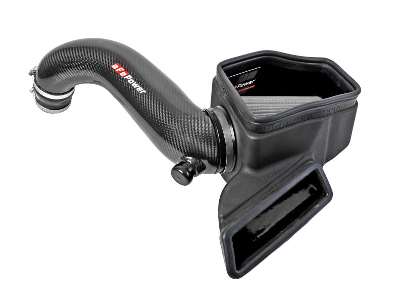 aFe 15-19 VW Golf R (MKVII) L4-2.0L (t) Track Series Carbon Fiber Intake System w/ Pro DRY S Filter - Burkken Auto Parts