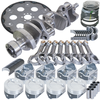 Eagle Chevy 350 1Pc 3.750in Crank 5.700in I-Beam Rod 4.030in Pistons Eagle 168 Tooth FP Bal Assembly - Burkken Auto Parts
