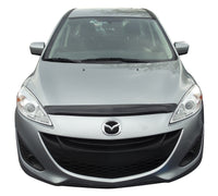 AVS 12-14 Mazda 5 Carflector Low Profile Hood Shield - Smoke - Burkken Auto Parts