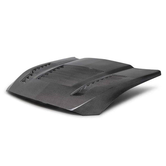 Anderson Composites 2024 Ford Mustang Type-GT4 Double-Sided Carbon Fiber Hood
