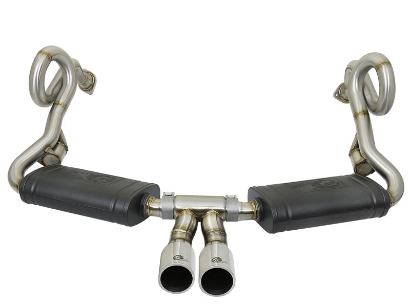 aFe MACHForce-Xp 2in 304 SS Cat-Back Exhaust w/Polished Tips 13-16 Porsche Boxster/Cayman 2.7L/3.4L - Burkken Auto Parts