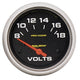Autometer Pro Comp 8-18 Volts Short Sweep Electronic Voltmeter Gauge - Burkken Auto Parts