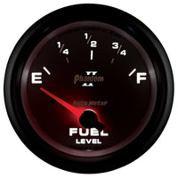 AutoMeter Gauge Fuel Level 2-5/8in. 0 Ohm(e) to 90 Ohm(f) Elec Phantom II - Burkken Auto Parts