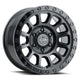 ICON Hulse 18x9 8x6.5 12mm Offset 5.5in BS Double Black - Burkken Auto Parts