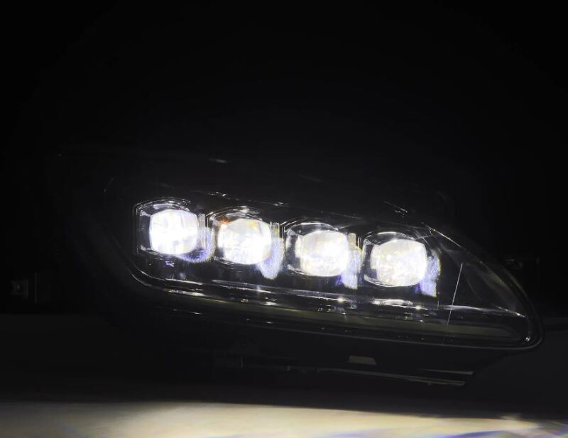 AlphaRex 99-09 Honda S2000 NOVA-Series Projector LED Headlights - Alpha-Black - Burkken Auto Parts