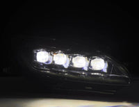 AlphaRex 99-09 Honda S2000 NOVA-Series Projector LED Headlights - Alpha-Black - Burkken Auto Parts