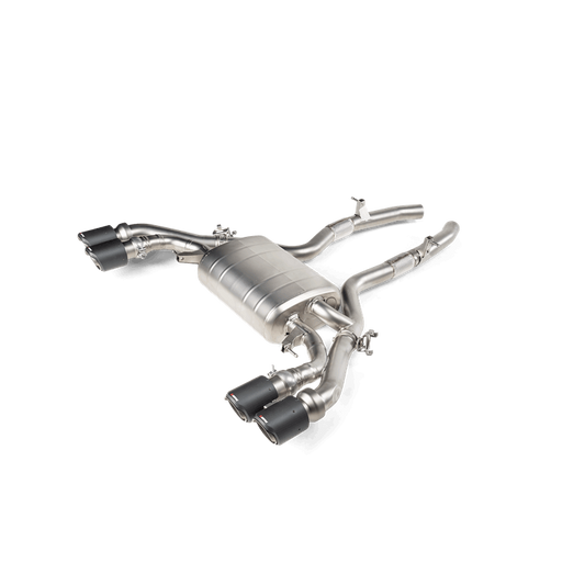 Akrapovic 19-20 BMW X3 M/X4 M (F97/F98) w/OPF/GPF Slip-On Line (Titanium) (Req. Tips) - Burkken Auto Parts
