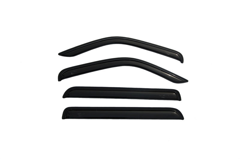 AVS 07-11 Dodge Nitro Ventvisor Outside Mount Window Deflectors 4pc - Smoke - Burkken Auto Parts