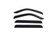 AVS 07-11 Dodge Nitro Ventvisor Outside Mount Window Deflectors 4pc - Smoke - Burkken Auto Parts