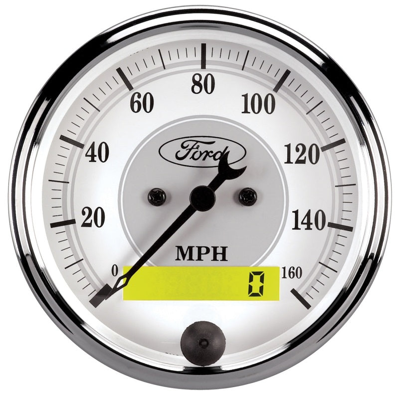 AutoMeter Gauge Speedometer 3-1/8in. 160MPH Elec. Prog. W/ Lcd Odo Ford Masterpiece - Burkken Auto Parts