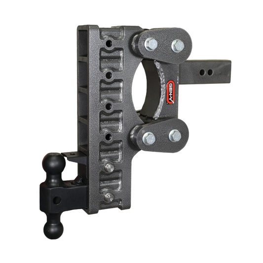 Gen-Y The Boss Torsion-Flex 2.5in Shank 12in Drop 21K Hitch w/GH-061 Dual-Ball/GH-062 Pintle Lock