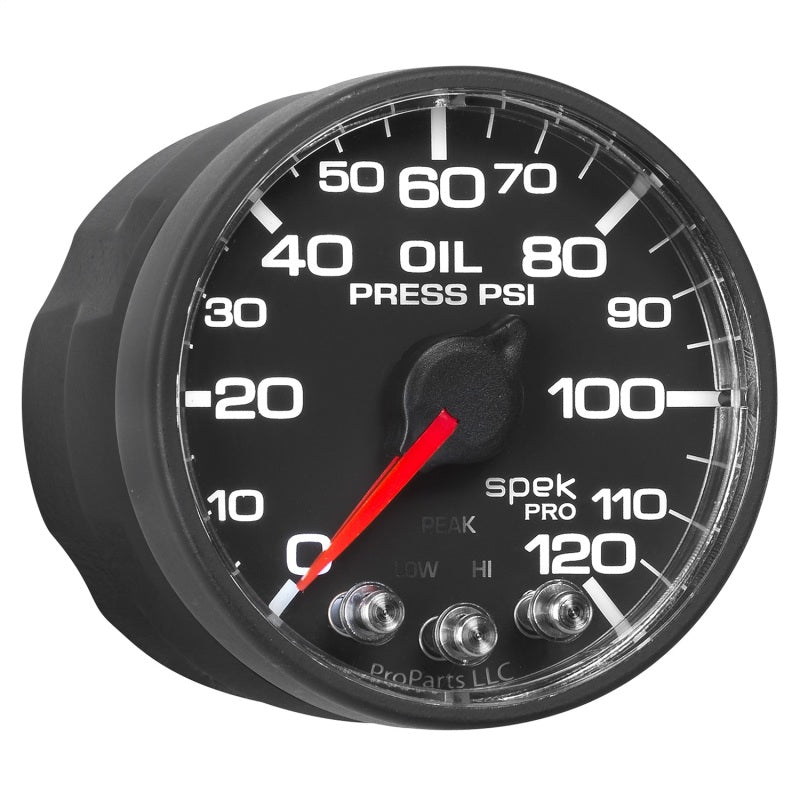 Autometer Spek-Pro - Nascar 2-1/16in Oil Press 0-120 psi Bfb Ecu - Burkken Auto Parts