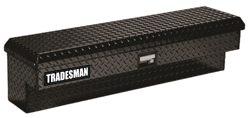 Tradesman Aluminum Side Bin Truck Tool Box (60in.) - Black - Burkken Auto Parts