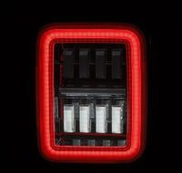 AlphaRex 19-24 Jeep Gladiator JT Nova-Series Prismatic LED Tail Lights - Chrome - Burkken Auto Parts