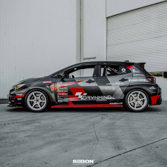 Seibon 2023+ Toyota GR Corolla Carbon Fiber Rear Doors - Burkken Auto Parts