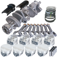 Eagle Chevy LT1 350 1Pc 3.480in Crank 5.700in I-Beam Rods -3.7cc 4.030in Pistons Rotating Assembly - Burkken Auto Parts