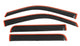 AVS 09-14 Ford F-150 Supercrew Ventvisor In-Channel Front & Rear Window Deflectors 4pc - Smoke - Burkken Auto Parts