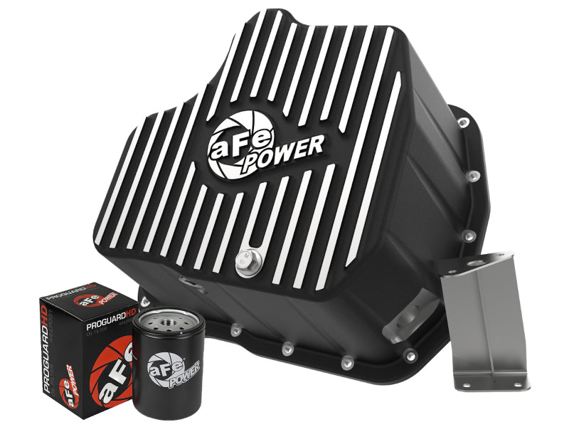 AFE Pro Series Deep Engine Oil Pan 01-10 GM Duramax V8-6.6L (td) - Burkken Auto Parts
