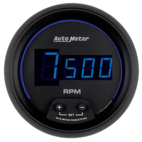 Autometer Cobalt Digital 85.7mm Black In-Dash Tachometer - Burkken Auto Parts