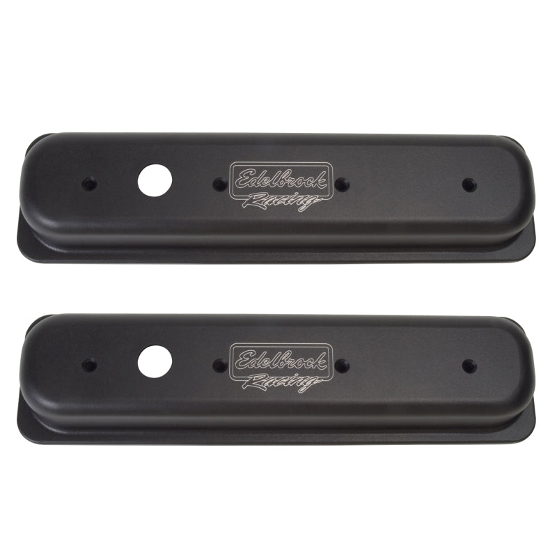 Edelbrock Valve Cover Victor Series Chevrolet 1987-1995 262-400 CI V8 Black - Burkken Auto Parts