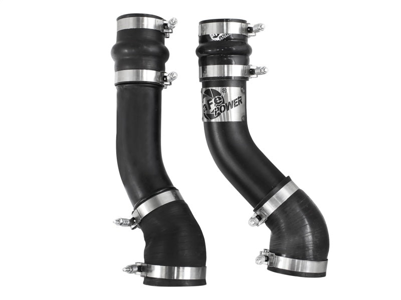 aFe Bladerunner 3 inch Black Intercooler Hot Side Tube Dodge Diesel Trucks 94-02 L6-5.9L - Burkken Auto Parts