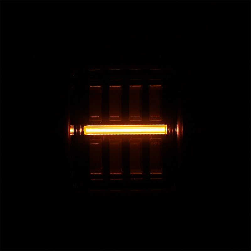 AlphaRex 18-23 Jeep Wrangler JL NOVA Prismatic LED Taillights Alpha-Black - Burkken Auto Parts