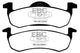 EBC 13+ Lincoln MKT 3.5 Twin Turbo (Performance Brakes) Redstuff Rear Brake Pads - Burkken Auto Parts