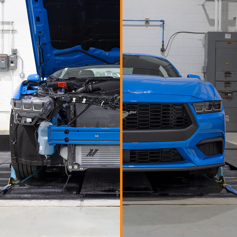 Mishimoto 2024+ Ford Mustang 2.3L EcoBoost Performance Intercooler Kit -  Black/Polished - Burkken Auto Parts