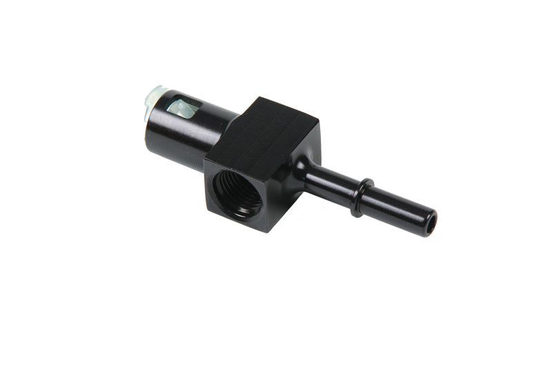 Aeromotive 5/16in Quick Connect with AN-06 port and 1/8in gauge port - Burkken Auto Parts