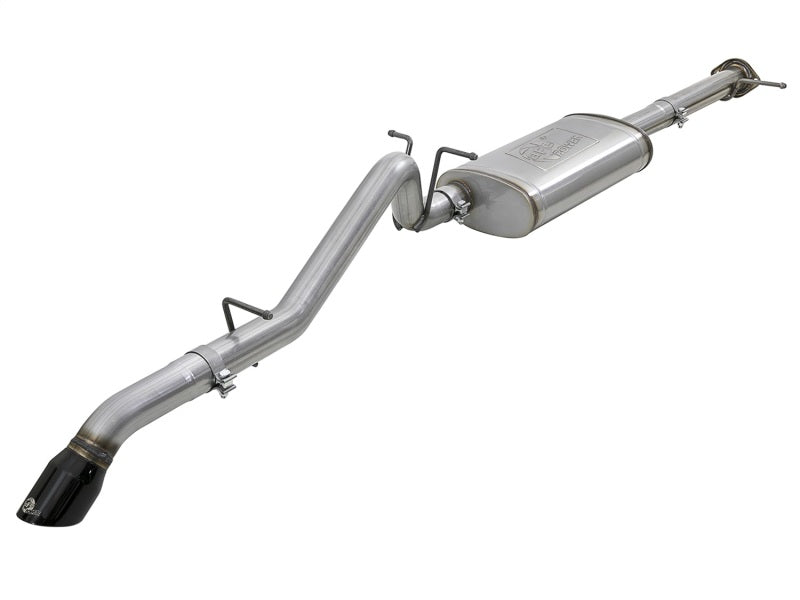 aFe MACH Force-Xp Hi-Tuck 3in. 409 SS C/B Exhaust 15-18 GM Colorado/Canyon L4-2.5L/V6-3.6L - Blk Tip - Burkken Auto Parts