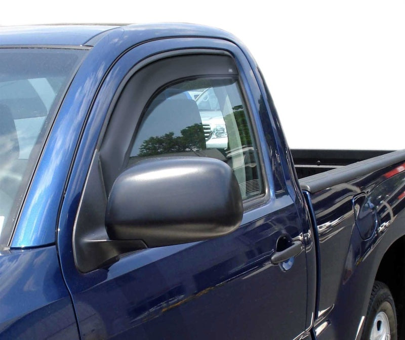 AVS 05-15 Toyota Tacoma Access Cab Ventvisor In-Channel Window Deflectors 2pc - Smoke - Burkken Auto Parts