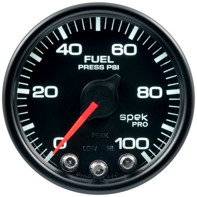 Autometer Spek-Pro - Nascar 2-1/16in Fuel Press 0-100 psi Bcb Ecu - Burkken Auto Parts