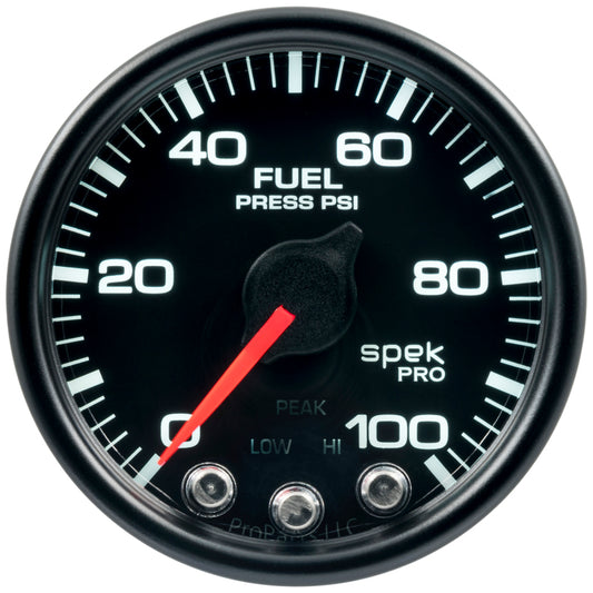 Autometer Spek-Pro - Nascar 2-1/16in Fuel Press 0-100 psi Bcb Ecu - Burkken Auto Parts