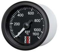 Autometer Stack 52mm 0-1100 Deg C Pro Stepper Motor Exhaust Gas Temp Gauge - Black - Burkken Auto Parts