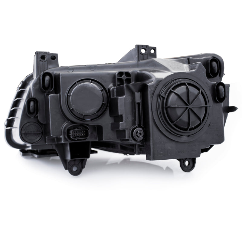 ANZO 2011-2014 Chrysler 300 Projector Headlights w/ Plank Style Design Chrome - Burkken Auto Parts