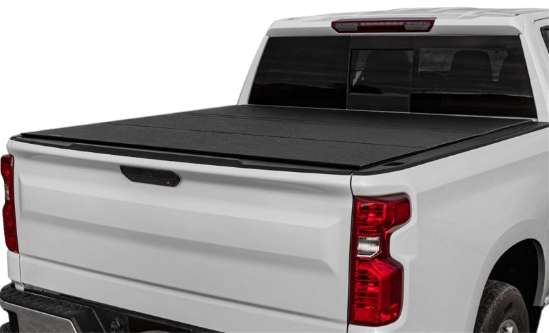 Access LOMAX Tri-Fold Cover Black Urethane Finish 15+ Chevrolet Colorado/GMC Canyon - 5ft Bed - Burkken Auto Parts