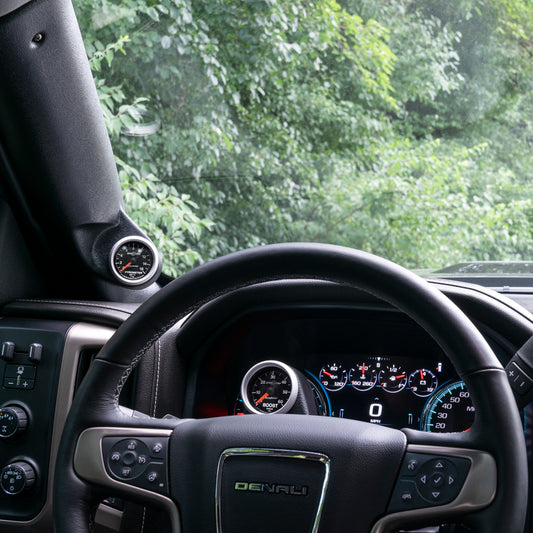 Autometer 15+ GMC Sierra / Chevy Silverado HD Single Steering Column 2 1/6inch Gauge Mount - Burkken Auto Parts