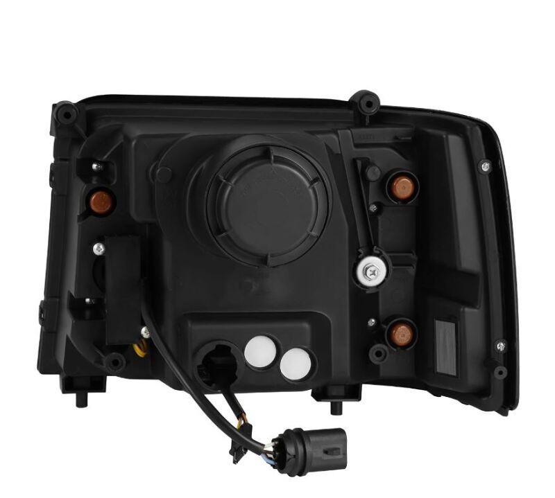 AlphaRex 92-96 Ford F-Series/Bronco PRO-Series Proj Headlight Blk w/Seq. Sig & DRL - Burkken Auto Parts