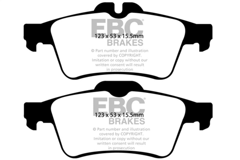 EBC 08-10 Chevrolet Cobalt 2.0 Turbo (SS) Redstuff Rear Brake Pads - Burkken Auto Parts