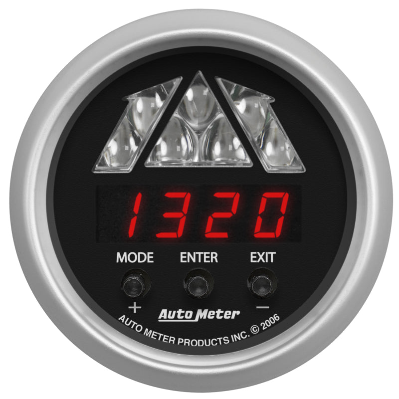 Autometer Sport-Comp 52mm 0-15k RPM Digital Pro Shift System Shift Light Level 1 - Burkken Auto Parts