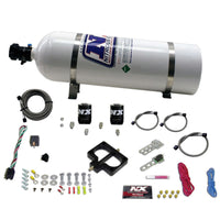 Nitrous Express Dodge TBI (Magnum) Nitrous Plate Kit (Magnum Engine) w/15lb Bottle - Burkken Auto Parts