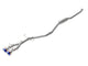 aFe Takeda 2.5in 304SS Cat-Back Exhaust System 17-20 Honda Civic SI Coupe L4-1.5L (t) - BL Flame Tip - Burkken Auto Parts